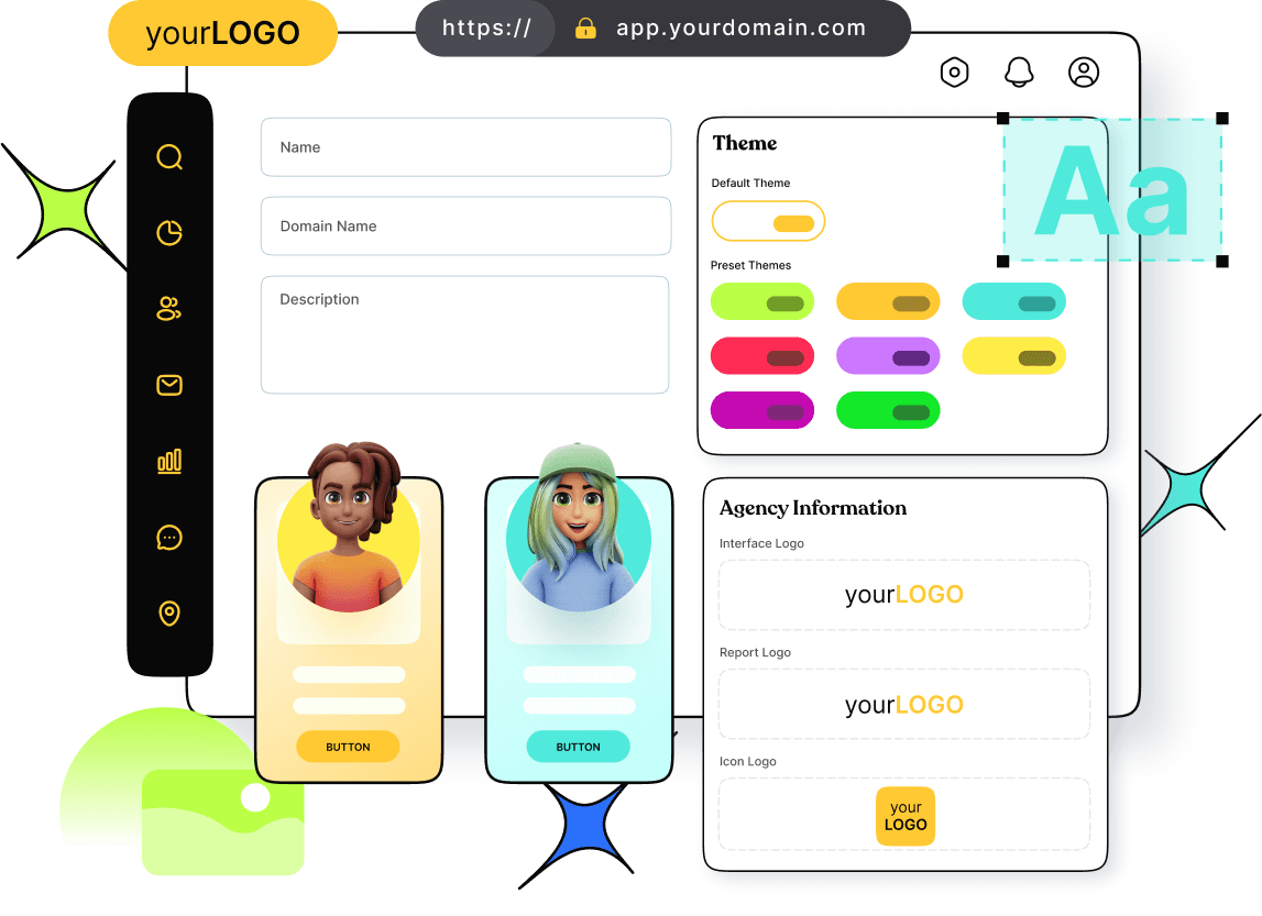 White label solution for agencies
