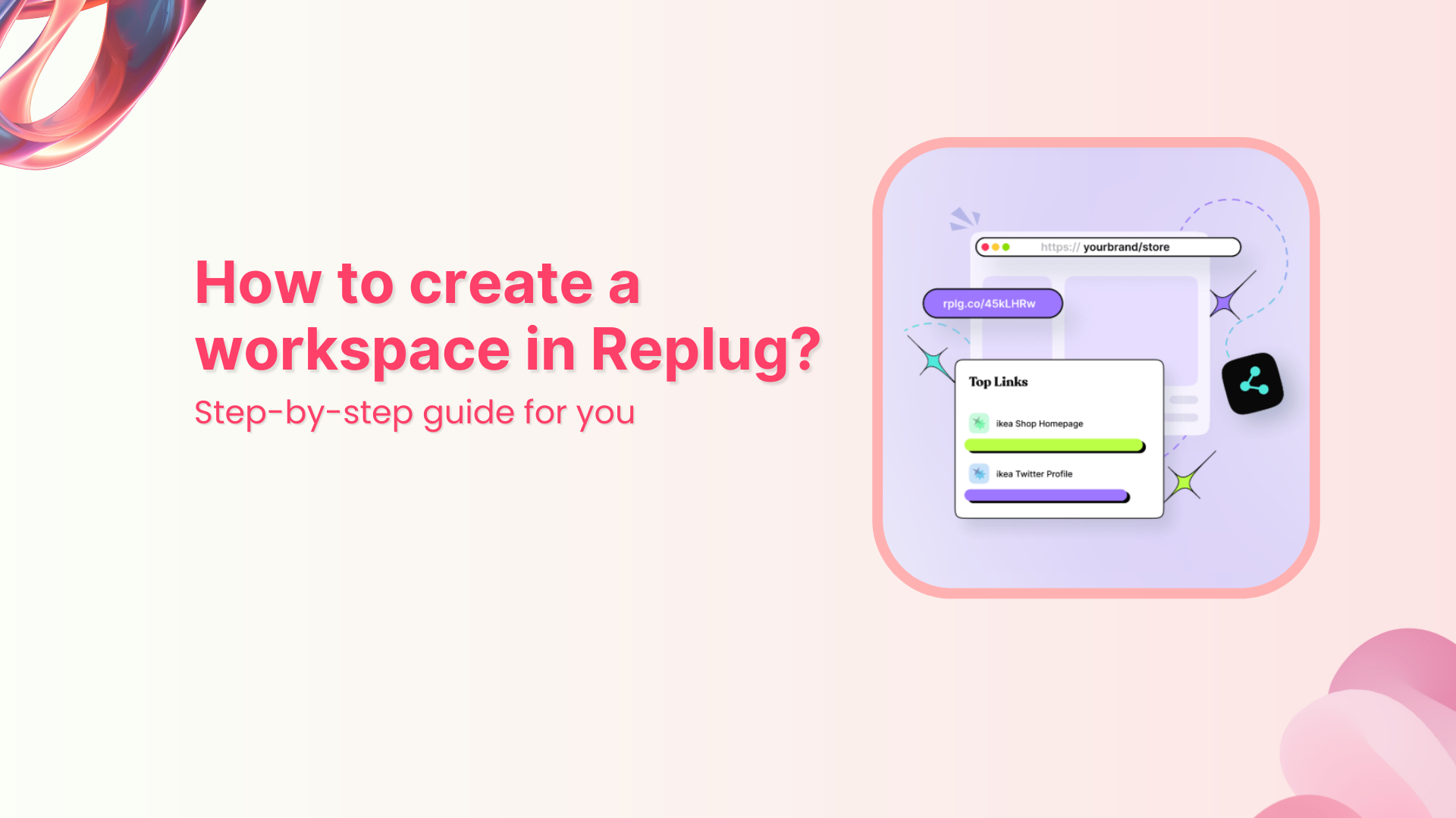 How to create a workspace in Replug?